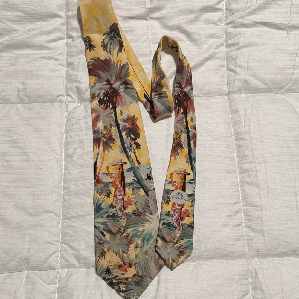 Tommy Bahama Multicolor Palm Tree Tie